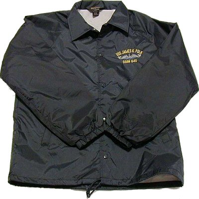 A windbreaker like this, only gray. The "We've Got the Power" logo was in the same place as this logo